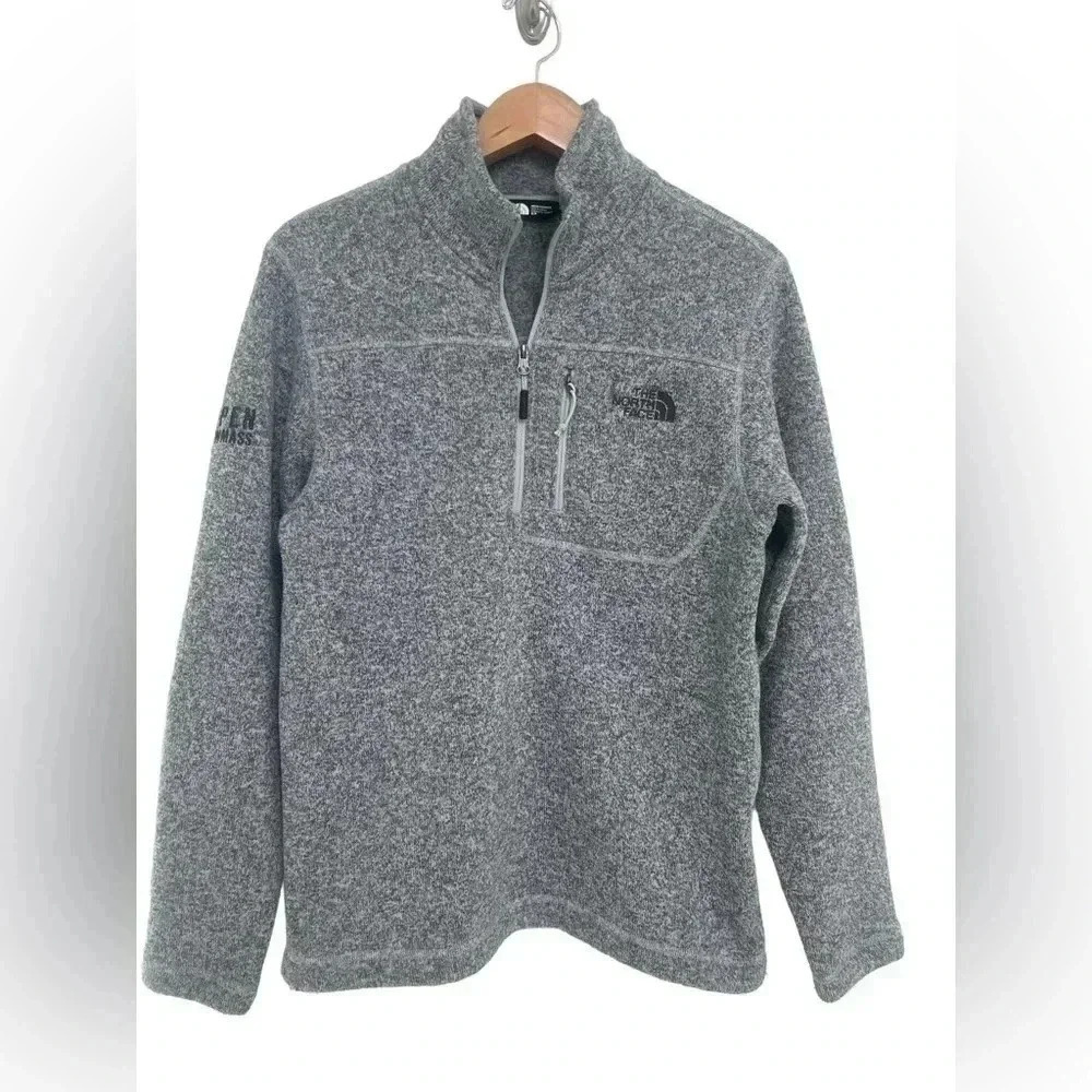 The North Face Gray 1/4 Zip Pullover Size Small - Picture 9 of 9